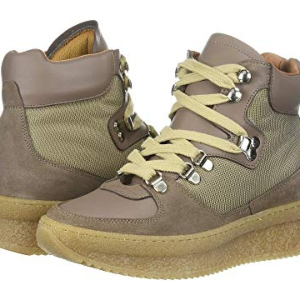 NIB Shellys London Tristen Leather/canvas 7.5